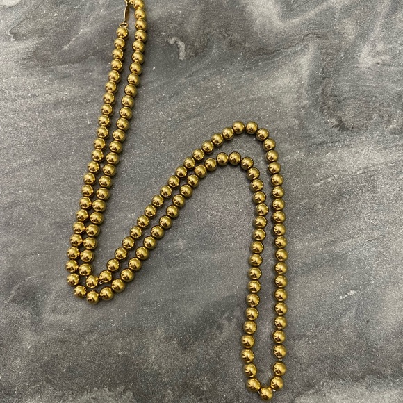 Vintage Napier Gold Beaded Necklace - Picture 9 of 9